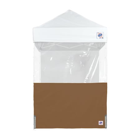 E-Z Up TAA Compliant Panorama Sidewall, 5' W, 5' H, Coyote Brown SW3P5TCCB
